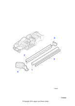 FJA1618BB - Jaguar Sill panel reinforcement