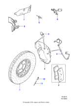 C2P25755 - Jaguar Caliper housing