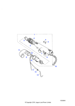 606248 - Land Rover Dump valve & bracket assy
