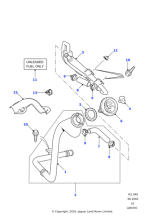 ALR8638 - Land Rover Lock assembly-fuel filler cap