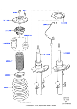LR096076 - Land Rover Spring - Suspension - Front
