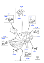 XDE500750NUG - Land Rover Lamp - Interior