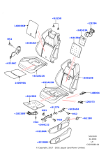 LR078428 - Land Rover Lever - Seat Adjuster