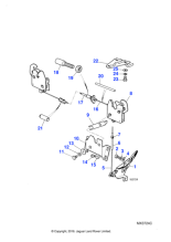 BEC22044 - Jaguar Bonnet release cable