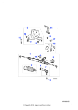 C2S51562 - Jaguar Steering rack and pinion