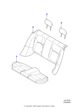 T2H34741QKW - Jaguar Headrest