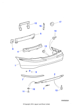 C2S11340 - Jaguar Moulding