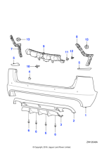 C2Z25614 - Jaguar Valance panel