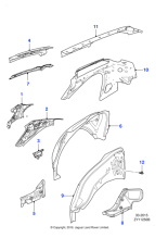 C2Z18131 - Jaguar Quarter panel