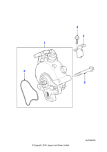 AJ83212 - Jaguar Hexagonal head flanged bolt