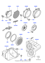 EJW000102PVA - Land Rover Grille - Speaker