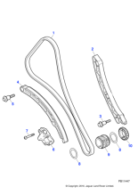 C2Z28428 - Jaguar Timing chain tensioner