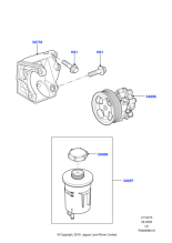 LR077386 - Land Rover Pump - Power Steering