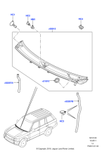 LR011733 - Land Rover Tube - Water Drain