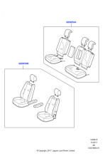 Protective Seat Covers - Ebony, Rear, Pre 21MY