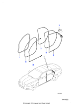 C2D1515 - Jaguar Aperture seal