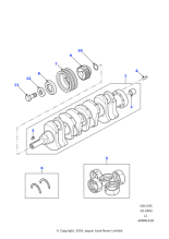 LHH100660 - Land Rover Pulley-crankshaft