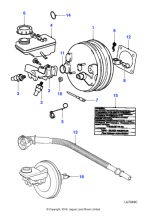 XR810525 - Jaguar Brake booster