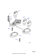 LJA2720AA - Jaguar Cigar-lighter housing
