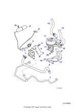 C2P2765 - Jaguar Hexagonal nut