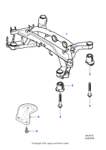 XR81839 - Jaguar Mounting frame bush