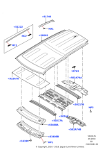 LR112410 - Land Rover Moulding - Roof Side Trim