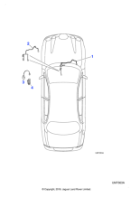 XR826789 - Jaguar Automatic transmission harness