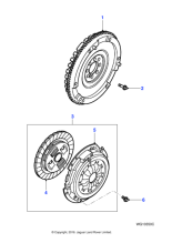 JDE4274 - Jaguar Flywheel
