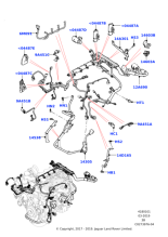 LR118837 - Land Rover Wiring - Engine