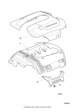 XR831167 - Jaguar Engine cover