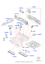 LR118045 - Land Rover Bracket - Spare Wheel Carrier