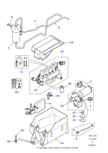 RVH100030 - Land Rover Block assembly-air suspension valve