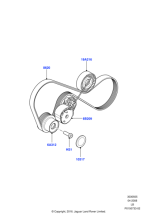 LR005993 - Land Rover Pulley - Aux. Drive