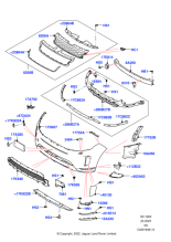 LR135925 - Land Rover Grille - Radiator