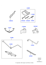LR029584 - Land Rover Jack - Lifting