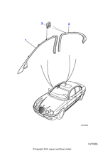 XR843636 - Jaguar Frame finisher