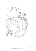 XR849179 - Jaguar Engine cover