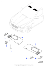 T4A10554LKP - Jaguar Sunvisor