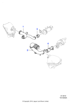 C2D51690 - Jaguar Air intake tube
