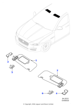 T4A11671LKP - Jaguar Sunvisor