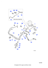 KDG105004 - Jaguar Double pipe clip