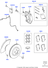LR039523 - Land Rover Caliper