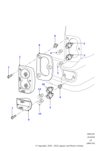 XFB500140 - Land Rover Lamp - Rear