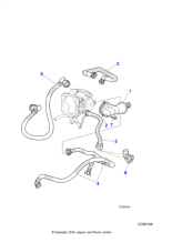 XR812379 - Jaguar Air hose