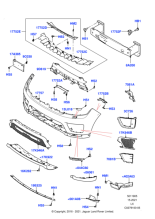 LR137782 - Land Rover Bracket - Bumper Mounting