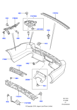 DQN000041 - Land Rover Bracket - Bumper Mounting