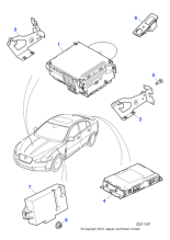 C2D38021 - Jaguar Information and entertainment module