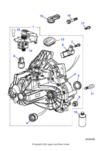 C2S13885 - Jaguar Output shaft oil seal