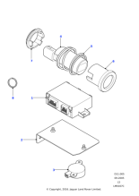 YYC000460PMA - Land Rover Retainer - Spring