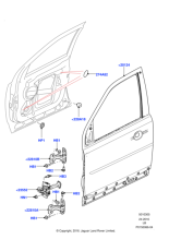 LR018034 - Land Rover Hinge